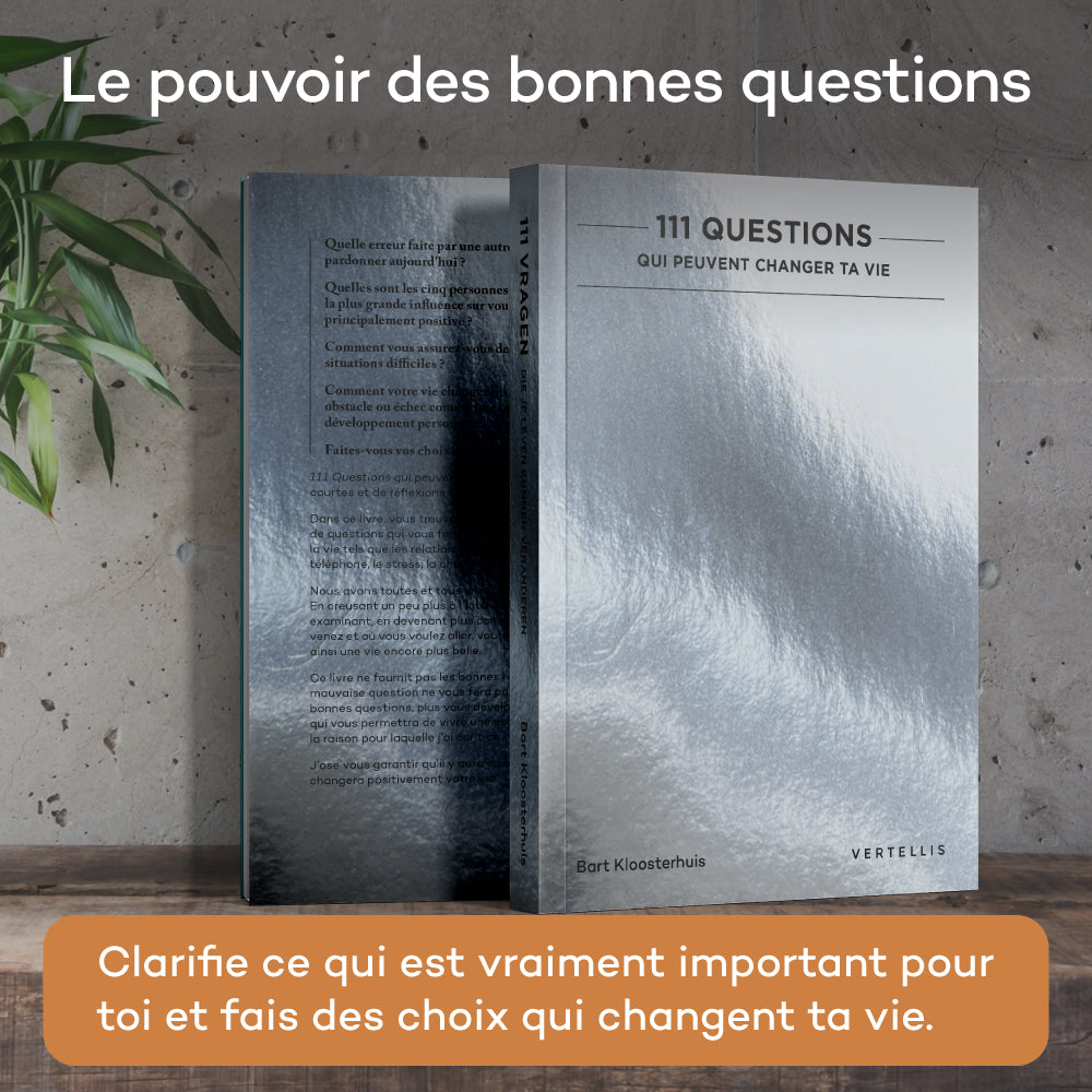 Livre : 111 questions qui peuvent changer ta vie - Bart Kloosterhuis