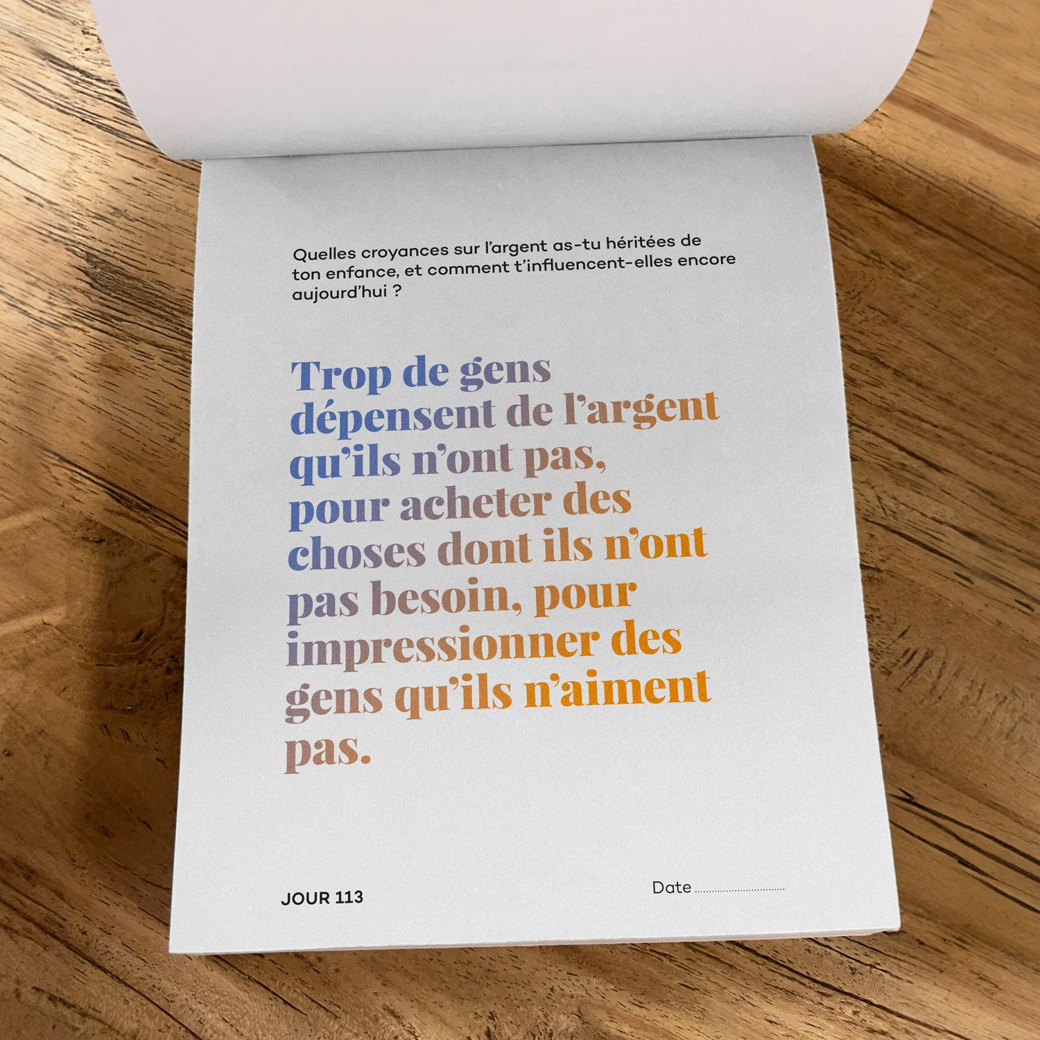 Calendrier détachable Jour après Jour
