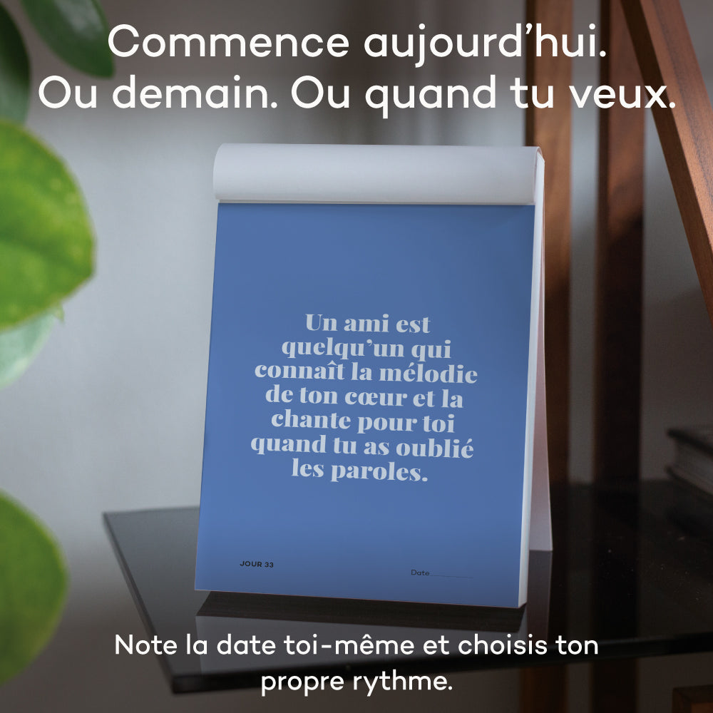 Calendrier détachable Jour après Jour