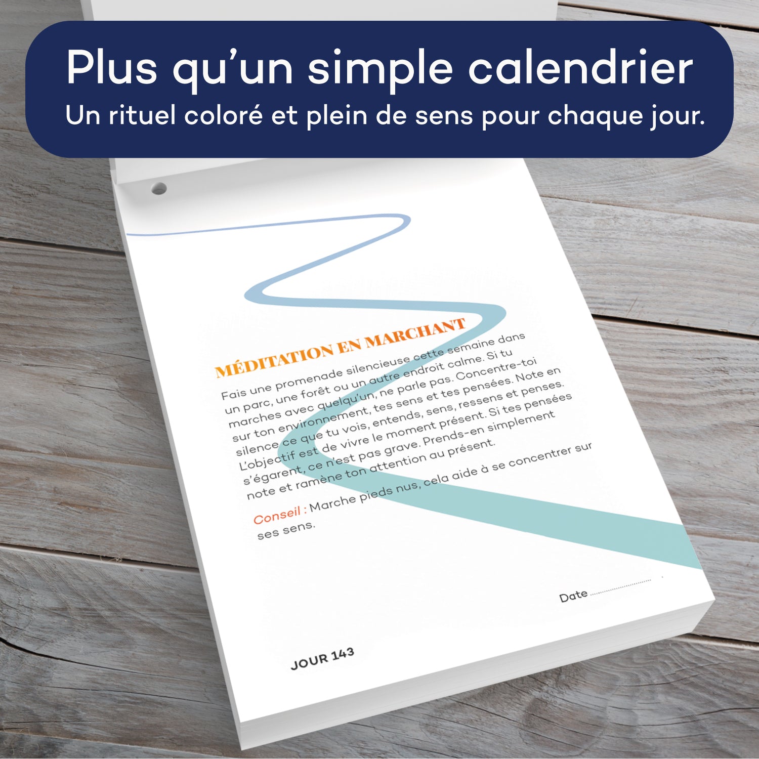 Calendrier détachable Jour après Jour