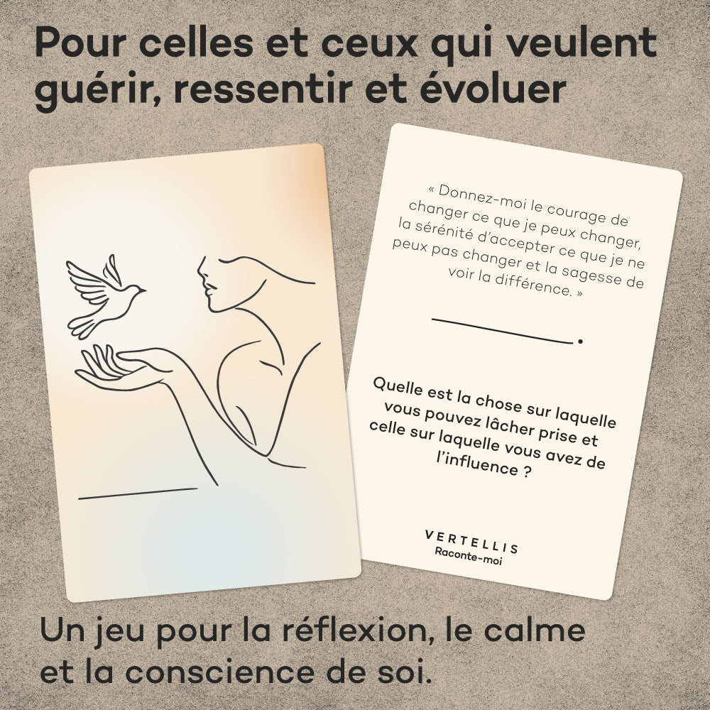 Deck de guérison - 46 questions et des citations pour la guérison, la compréhension et la résilience