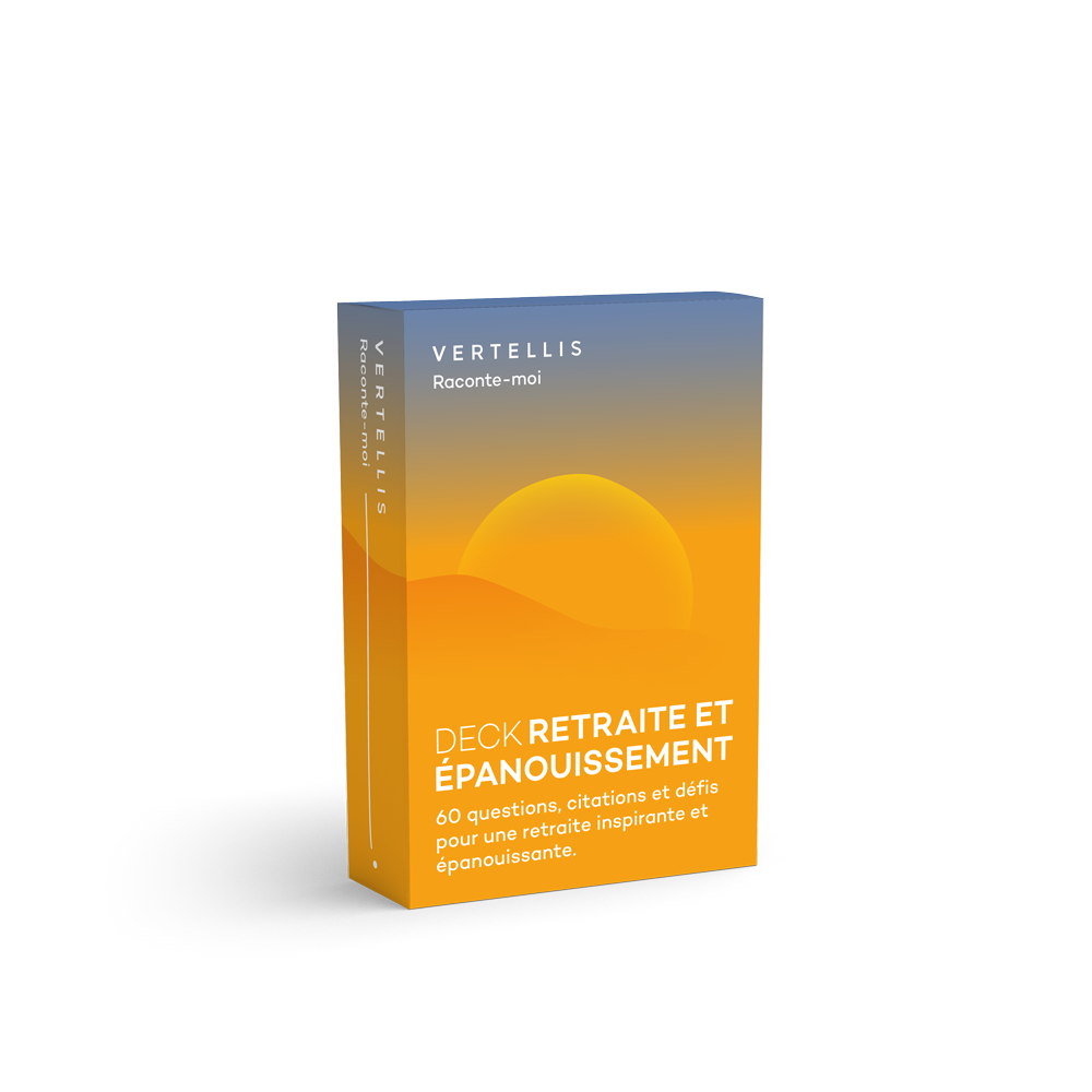 Deck Retraite et Épanouissement - 60 questions, citations et défis pour vivre la retraite de tes rêves