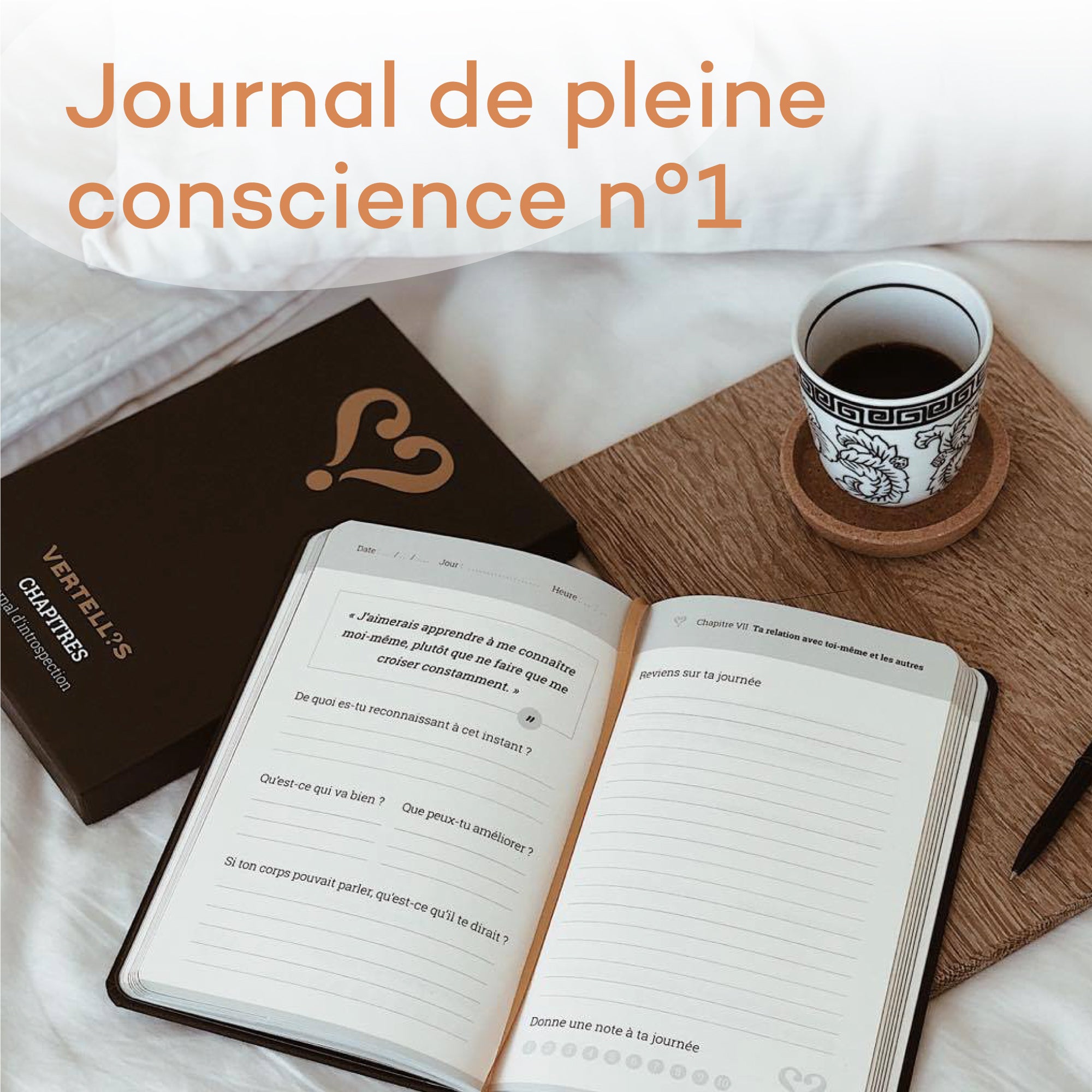 Vertellis Chapitres - Journal de gratitude et d'introspection