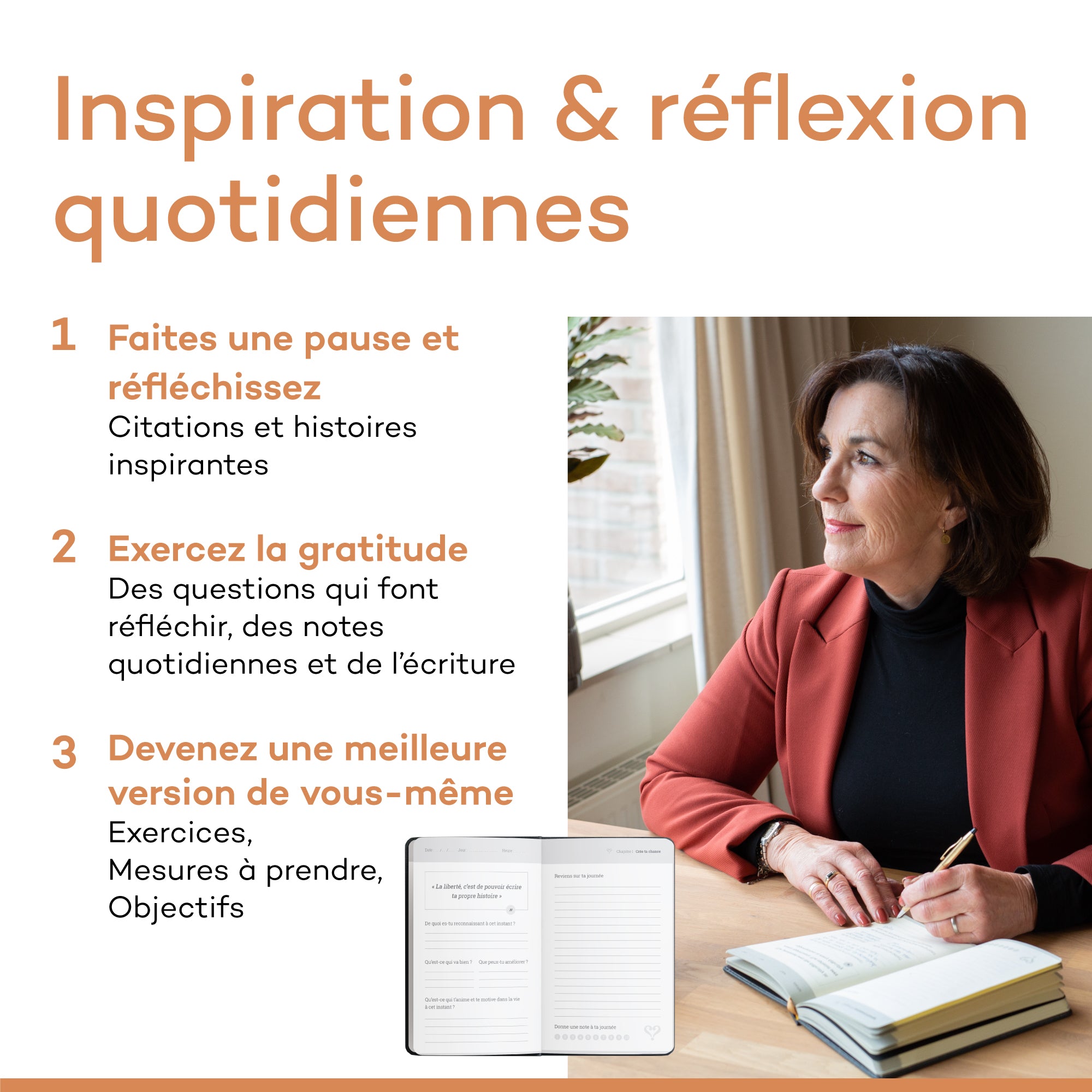 Vertellis Chapitres - Journal de gratitude et d'introspection