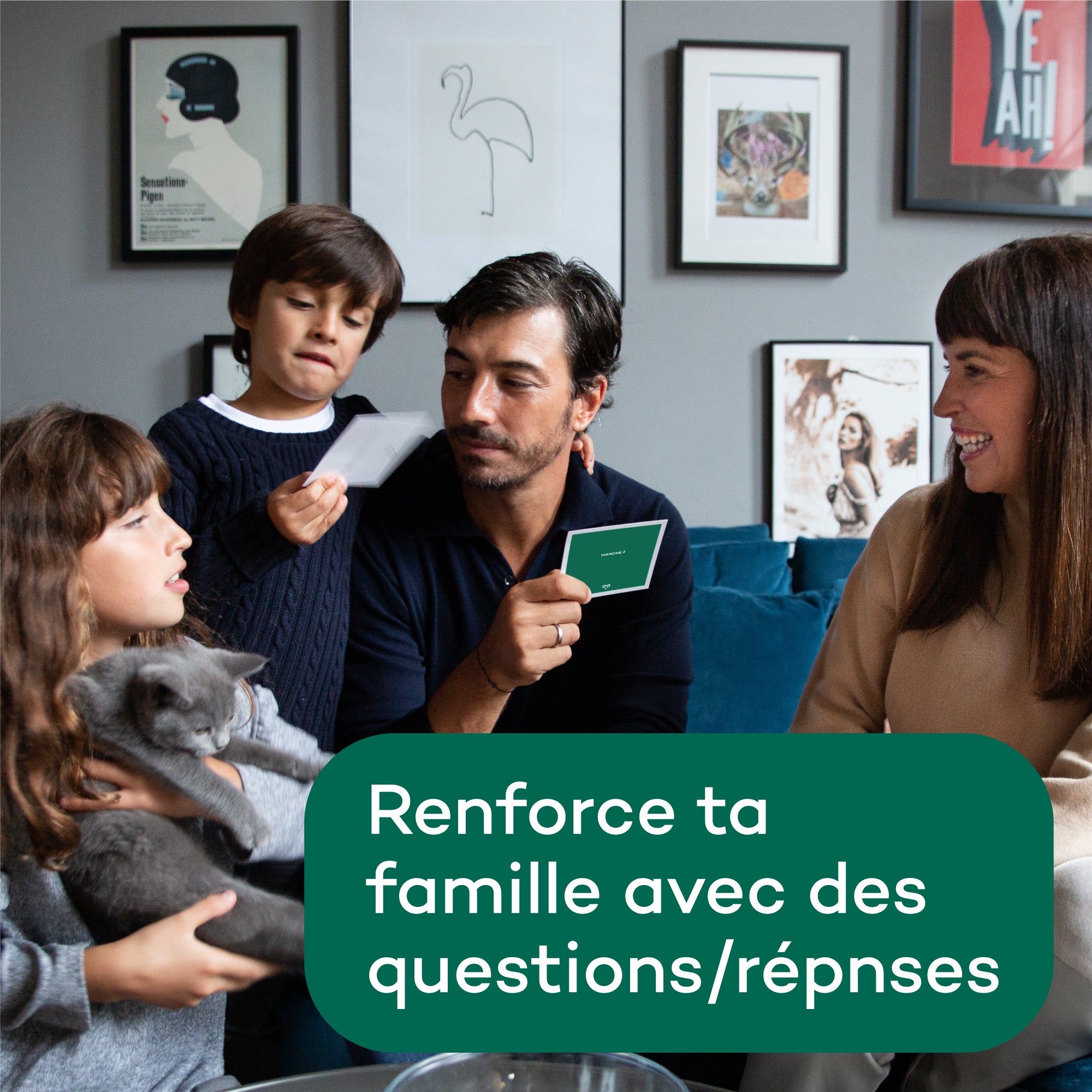 Édition Famille  - Parents & Enfants - questions significatives pour plus de convivialité et de profondeur