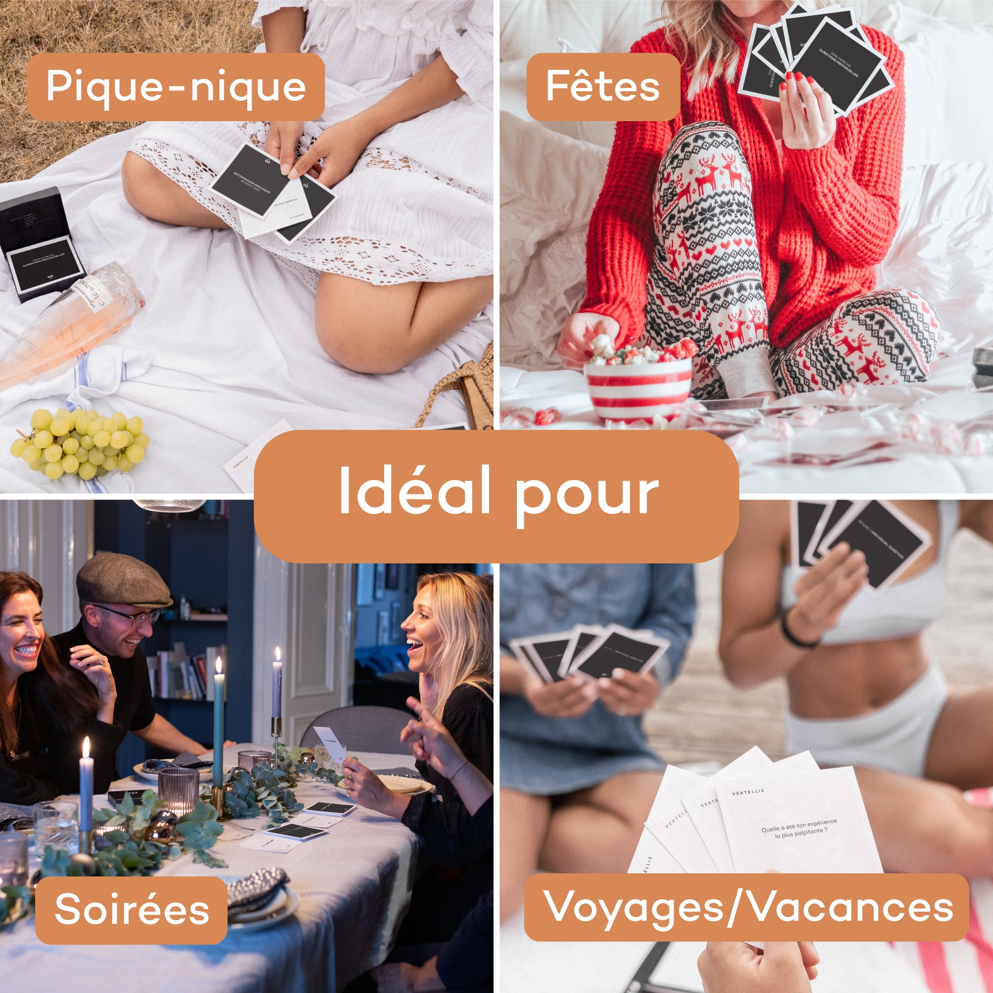 Édition Fêtes - questions intéressantes pour plus de cohésion et de belles conversations